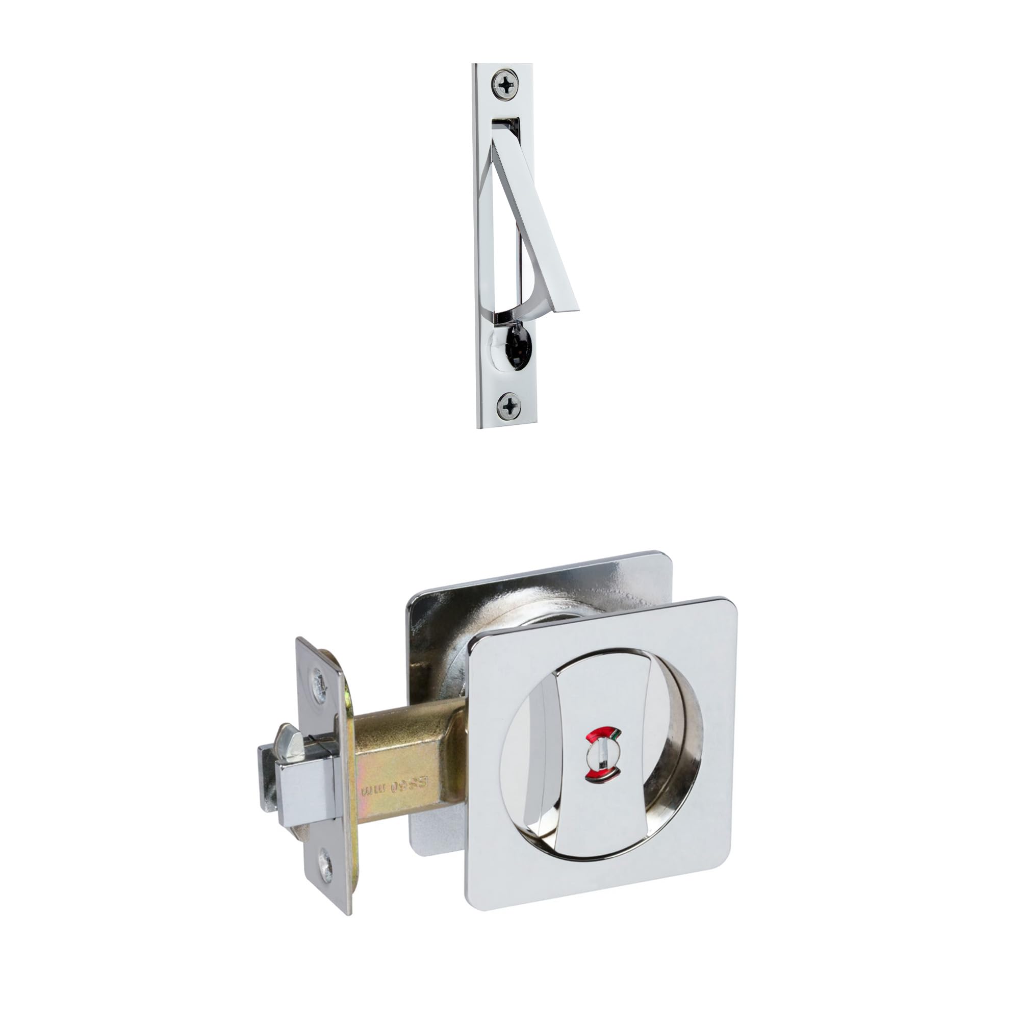 Delaney Hardware 370106 Chrome Contemporary Privacy Square Pocket